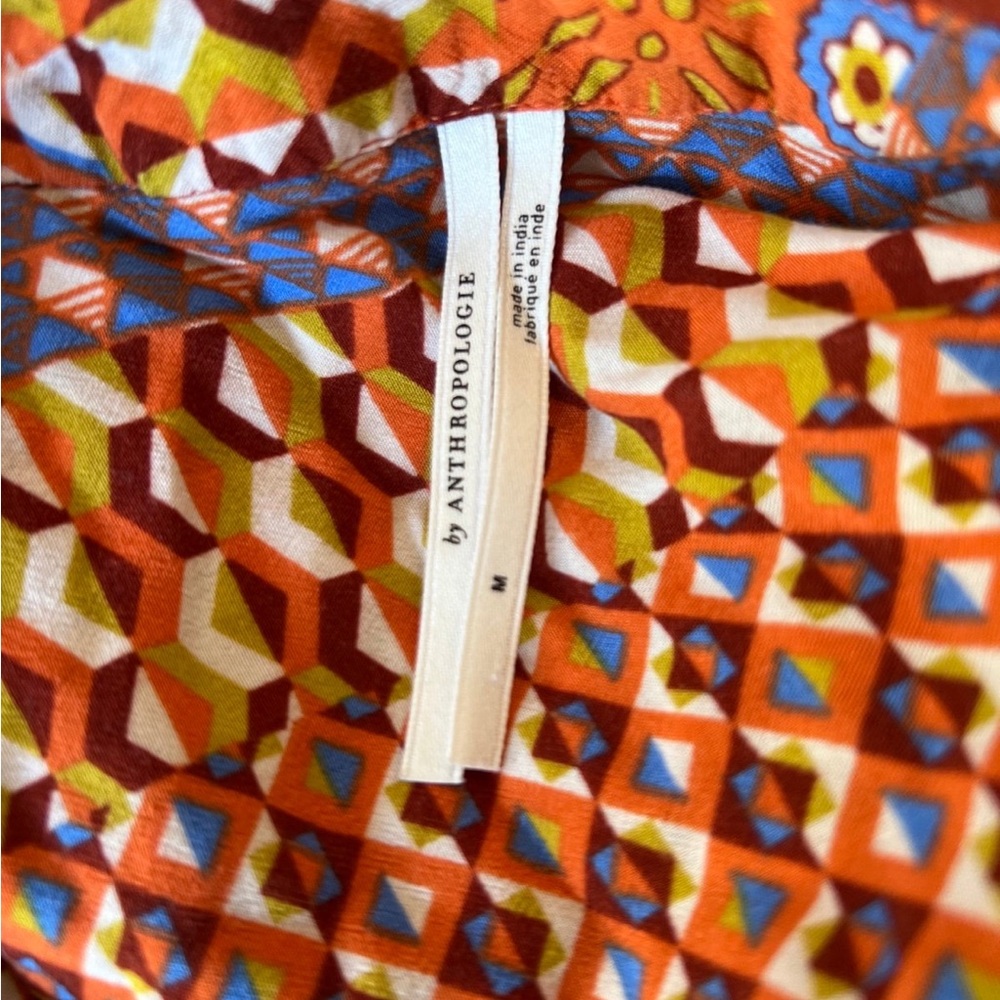 Anthropologie Multicolor Geometric Jumpsuit - Picture 3 of 4